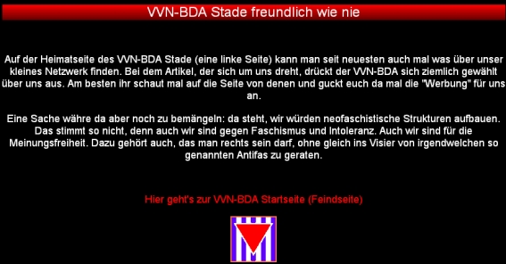 screenshot "Nationaldemokraten Stade"
