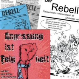 CD-Cover und Schülerzeitung der JN